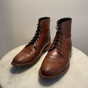 Everyday Lace Up Boot by Nisolo in Tobacco